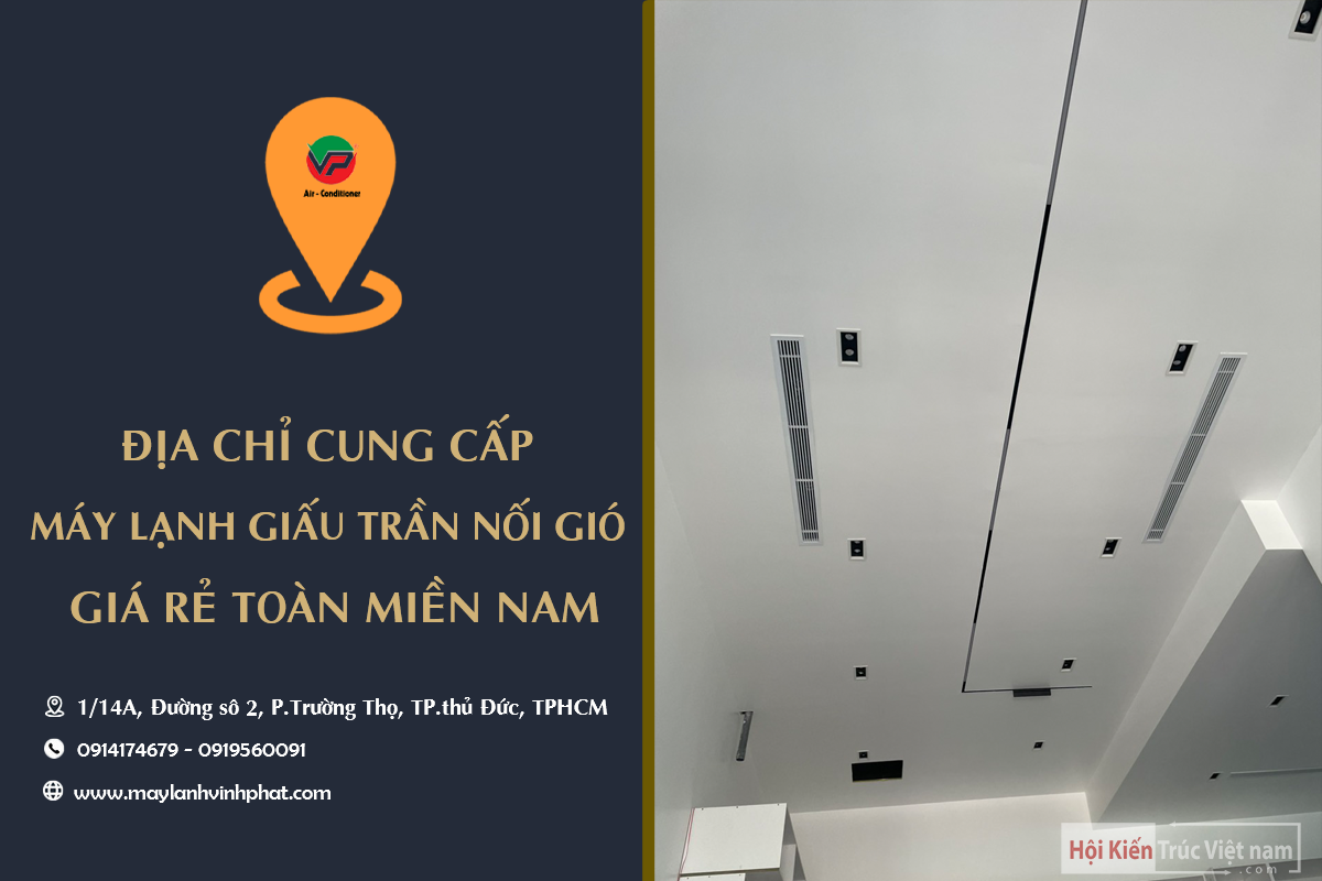 Tổng đại lý phân phối Máy lạnh âm trần nối ống gió DAIKIN Inverter rẻ cho Chung Cư